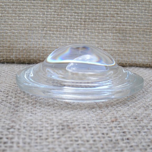 Vintage Round Glass Dome Magnifier - Picture 4 of 12